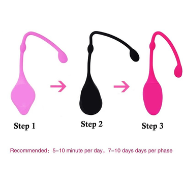 Silicone Smart Ball Vibrator Kegel Balls / 3 Step Vaginal Massage Balls / Female Sex Toys - EVE's SECRETS